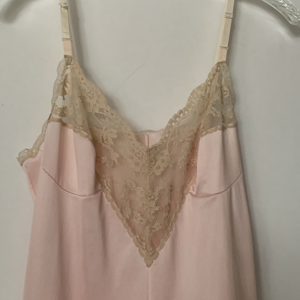 Vintage 70s Lingerie Pink Teddy - Picture 10 of 11